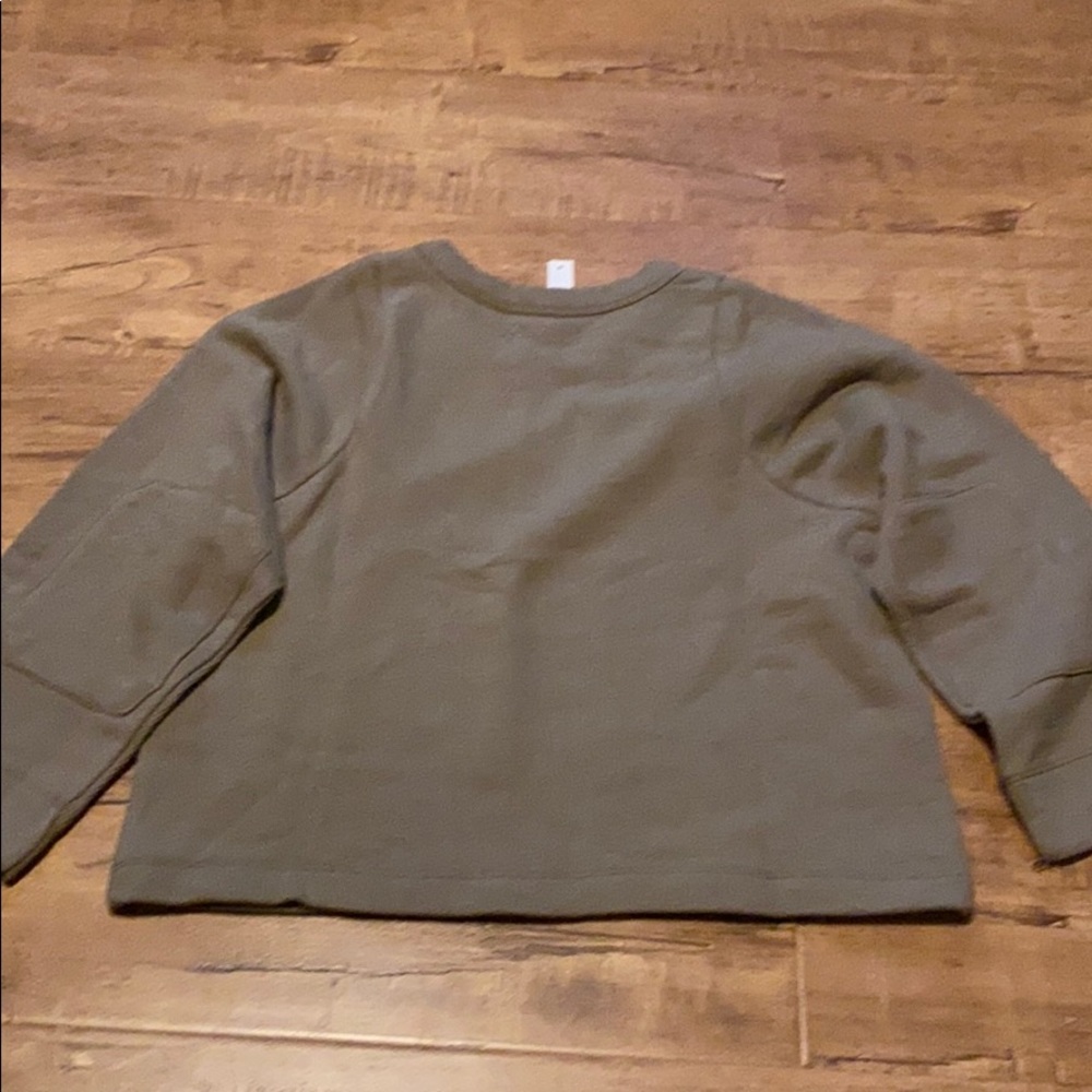 Madewell Shoulder Button Elbow-Patch -Army Green - image 5